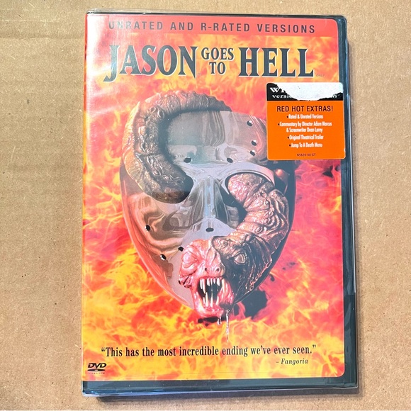 NEW SEALED DVD Jason Goes To Hell Unrated and R-Rated Version Horror Movie Film - Picture 1 of 2